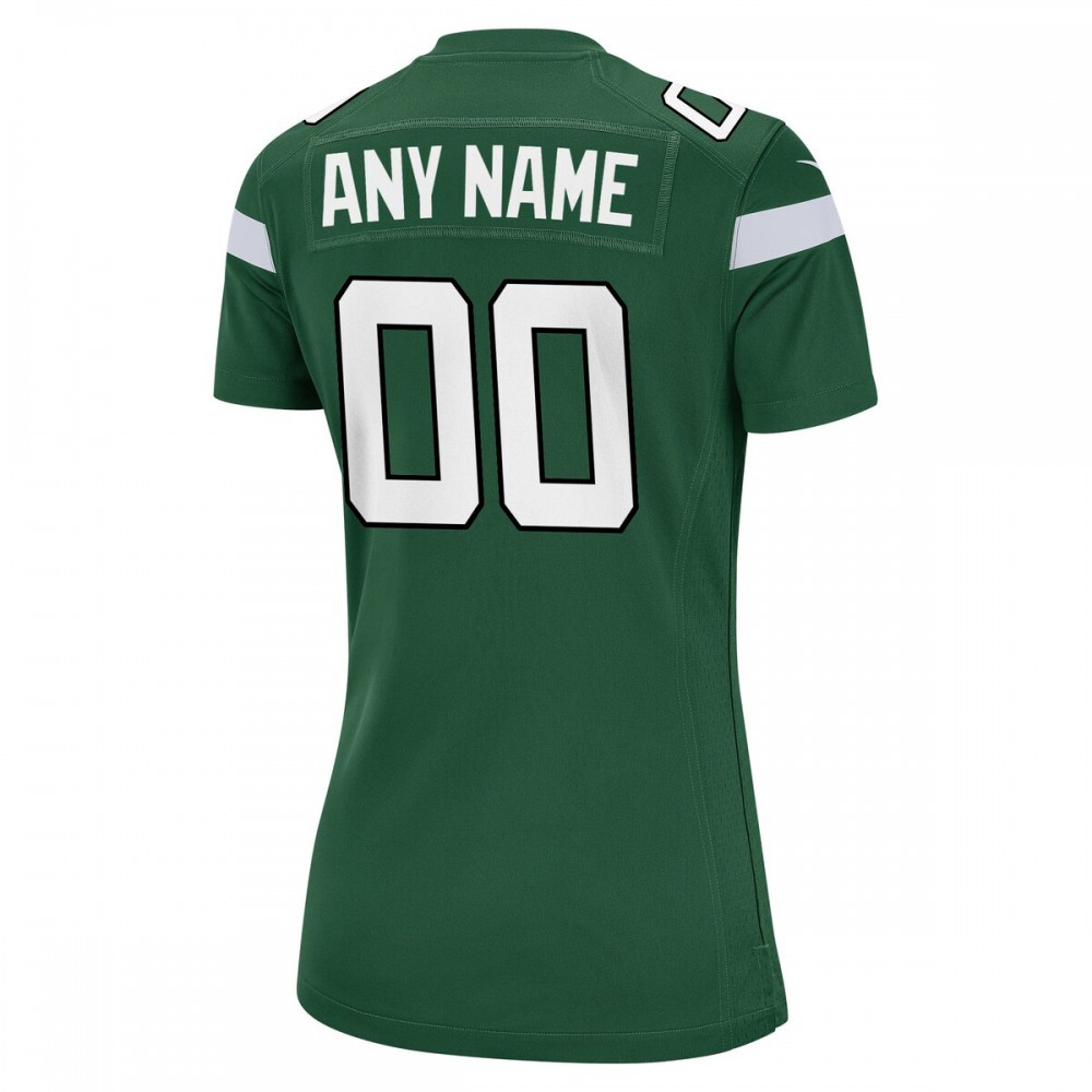 New York Jets Nike Women's Custom Game Jersey - Gotham Green-GridironStore